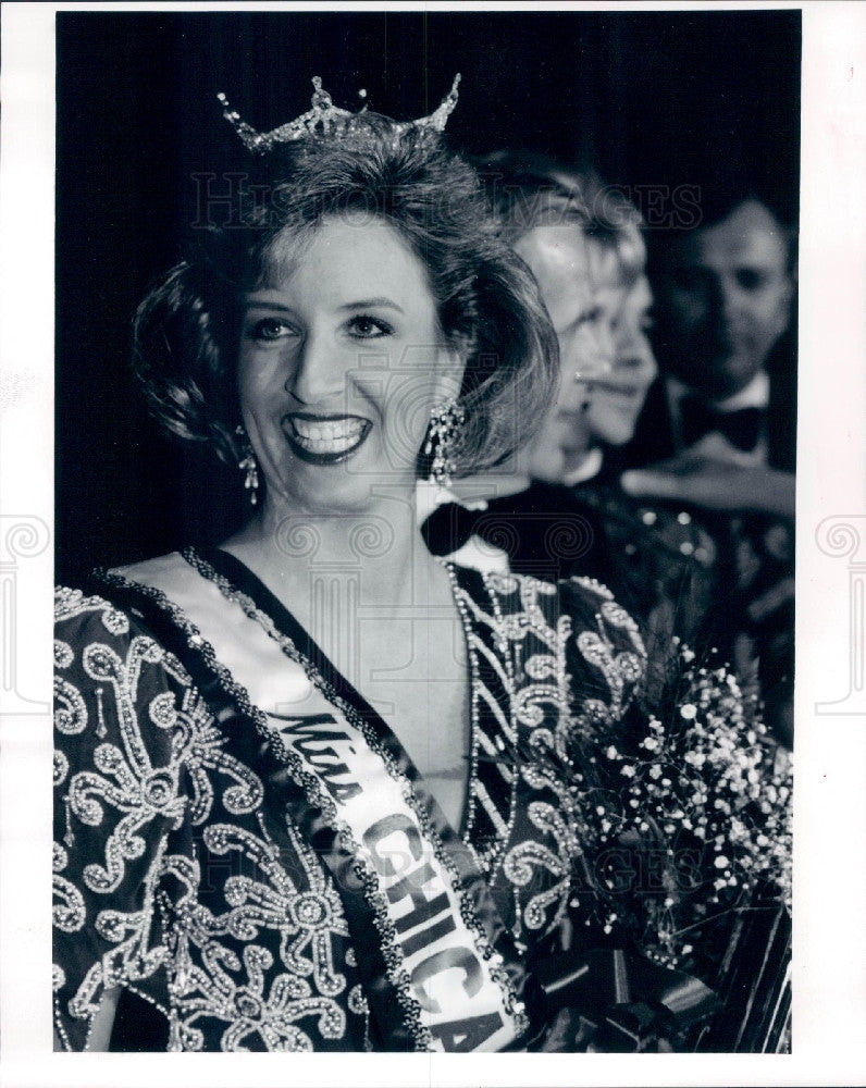 1992 Miss Chicago Debbie Lynn Hill Press Photo - Historic Images