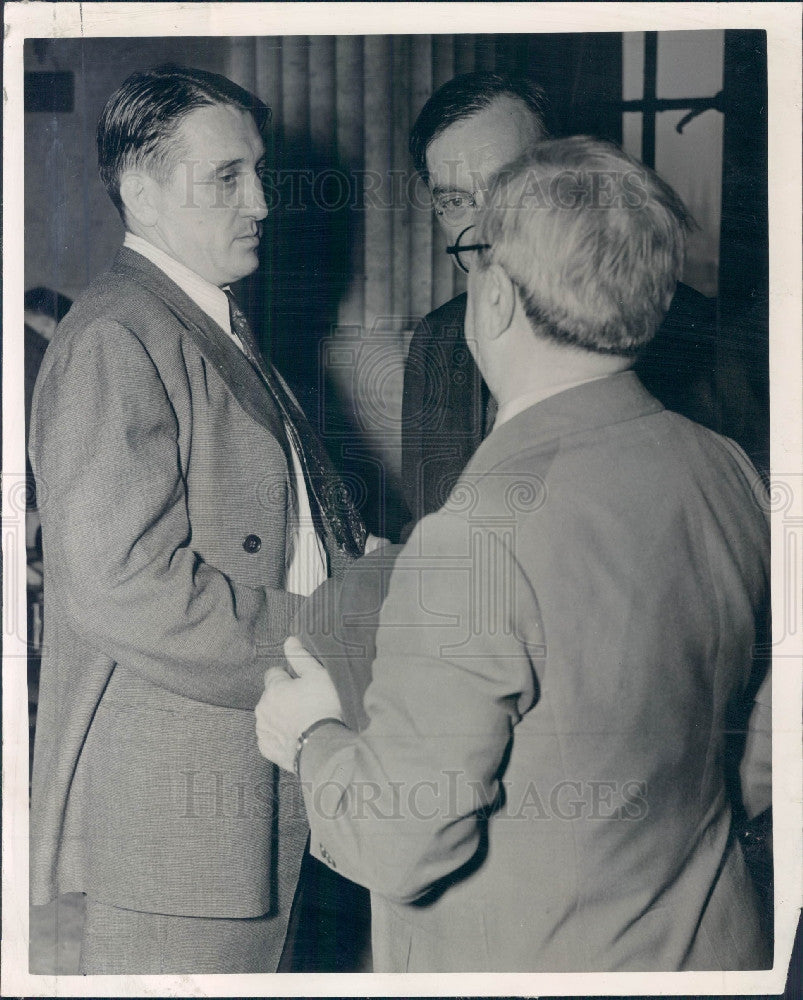 1942 Chicago Judge F Borrrelli &amp; Son Bruce Press Photo - Historic Images
