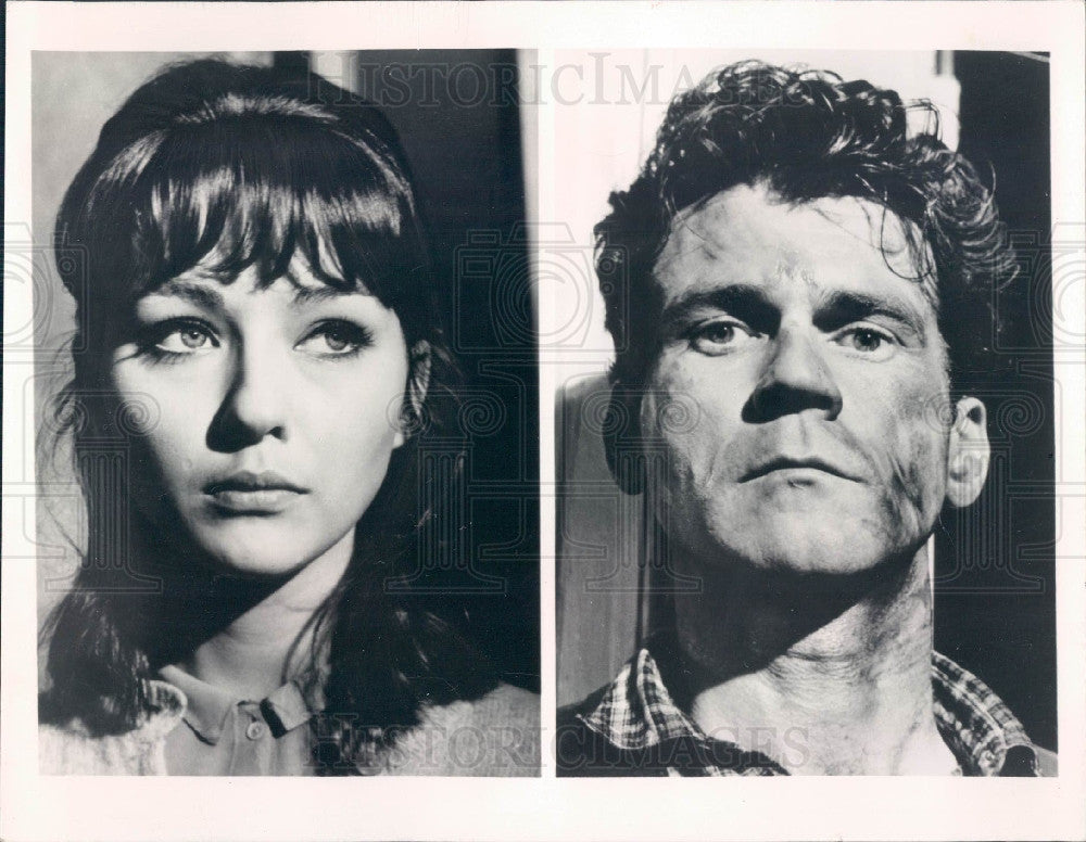 1972 Actors Don Murray &amp; Christine Kaufmann Press Photo - Historic Images