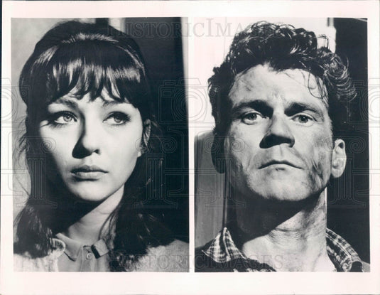 1972 Actors Don Murray & Christine Kaufmann Press Photo - Historic Images