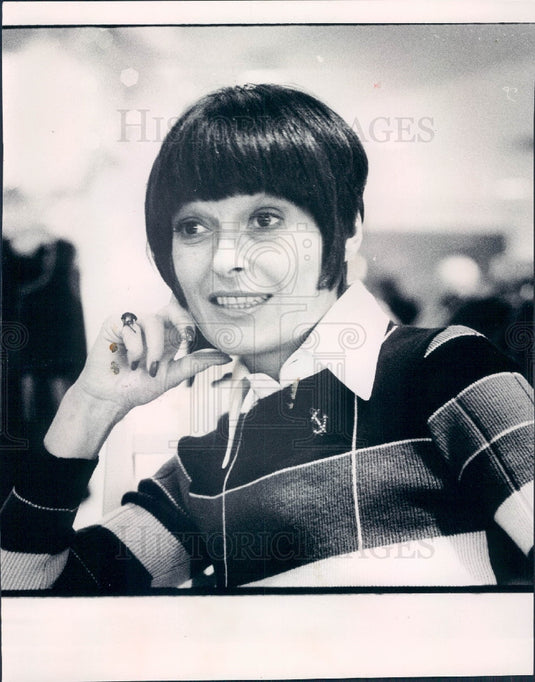 1971 Designer Liz Claiborne Press Photo - Historic Images