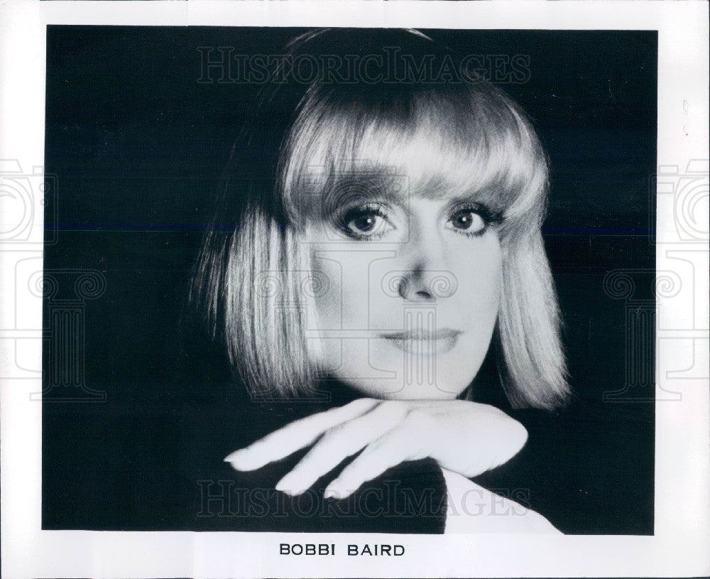 1976 Singer Bobbi Baird Press Photo - Historic Images
