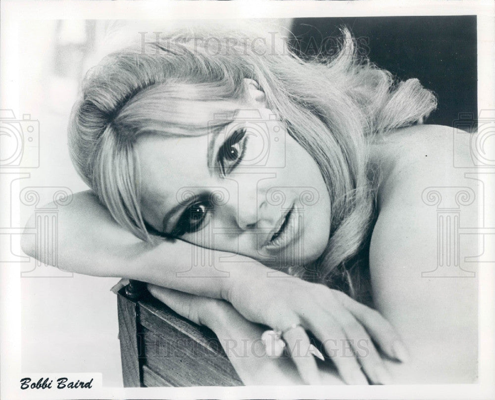 1969 Singer Bobbi Baird Press Photo - Historic Images