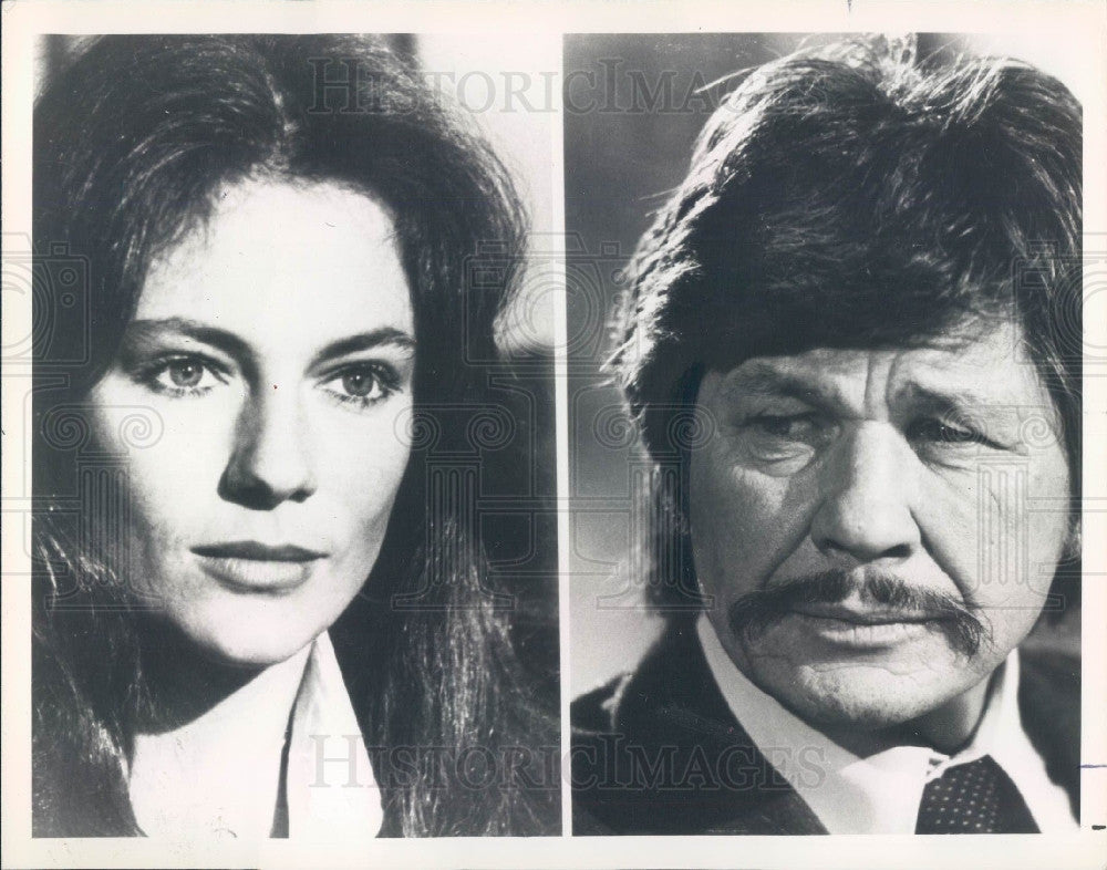 1981 Jacqueline Bisset & Charles Bronson Press Photo - Historic Images