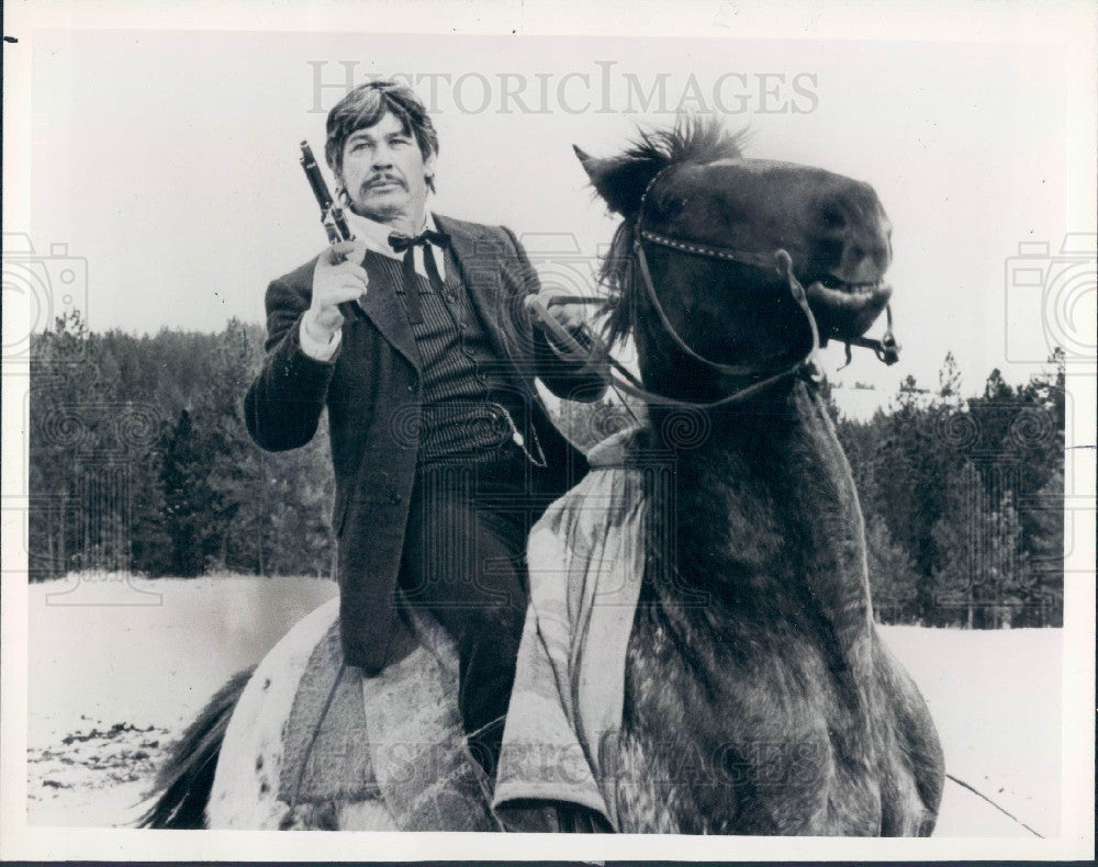 1981 Actor Charles Bronson Press Photo - Historic Images