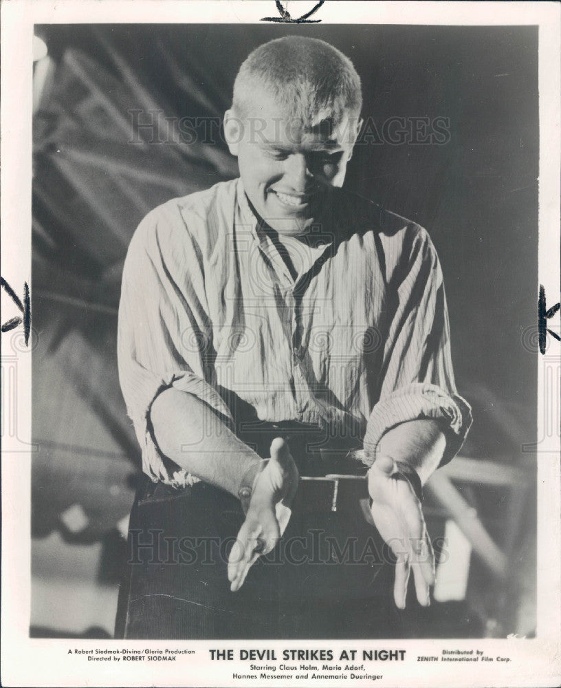 1959 Actor Mario Adorf Press Photo - Historic Images