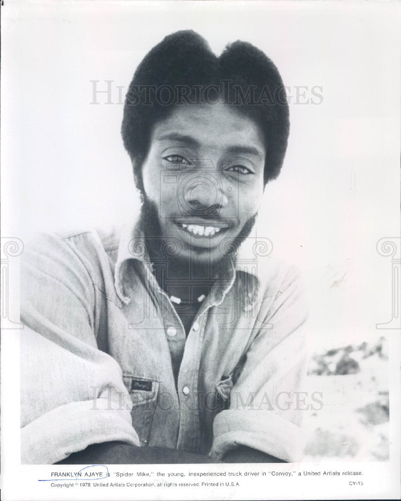 1978 Actor Franklyn Ajaye Press Photo - Historic Images