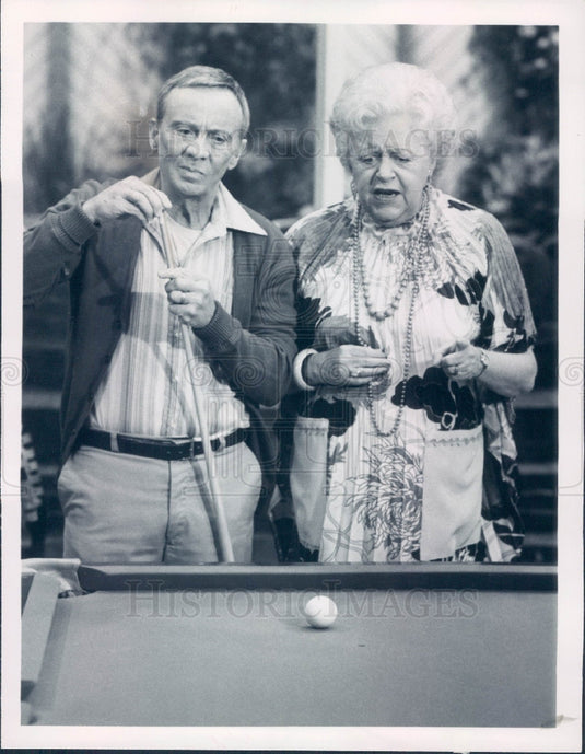 1979 Actors Norman Fell & Lucille Benson Press Photo - Historic Images
