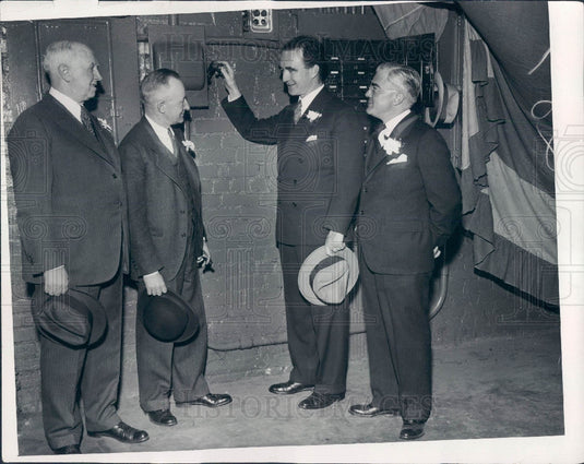 1932 Detroit MI Mayor Frank Murphy Press Photo - Historic Images