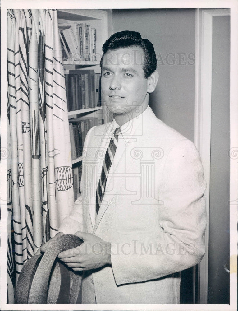 1957 Actor David Janssen Press Photo - Historic Images