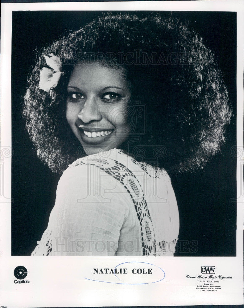 1977 Singer Natalie Cole Press Photo - Historic Images