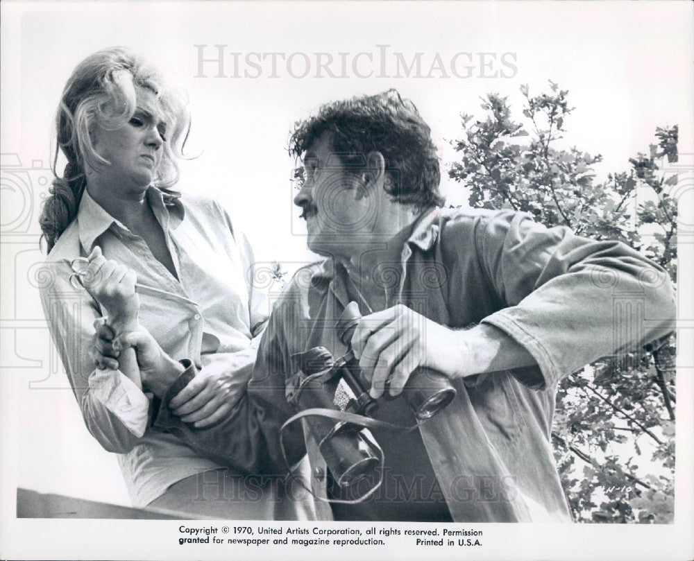 Undated Actors Rock Hudson & Sylva Koscina Press Photo - Historic Images