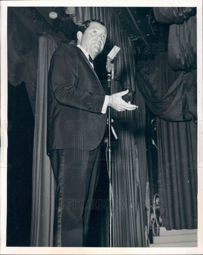 1968 Comedian Alan King Press Photo - Historic Images