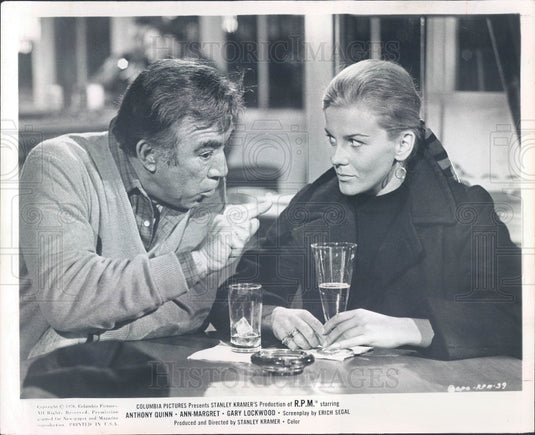 1970 Actors Ann-Margret & Anthony Quinn Press Photo - Historic Images