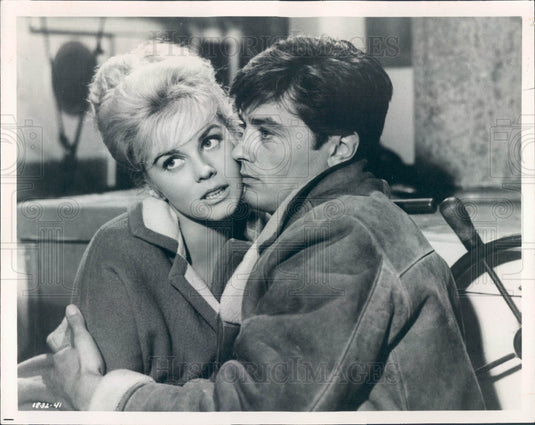 1965 Actors Ann-Margret & Alain Delon Press Photo - Historic Images