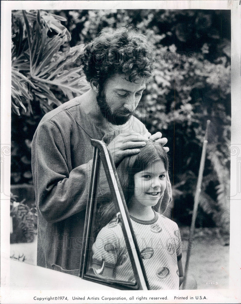 1975 Actors Dustin Hoffman &amp; Susan Malick Press Photo - Historic Images