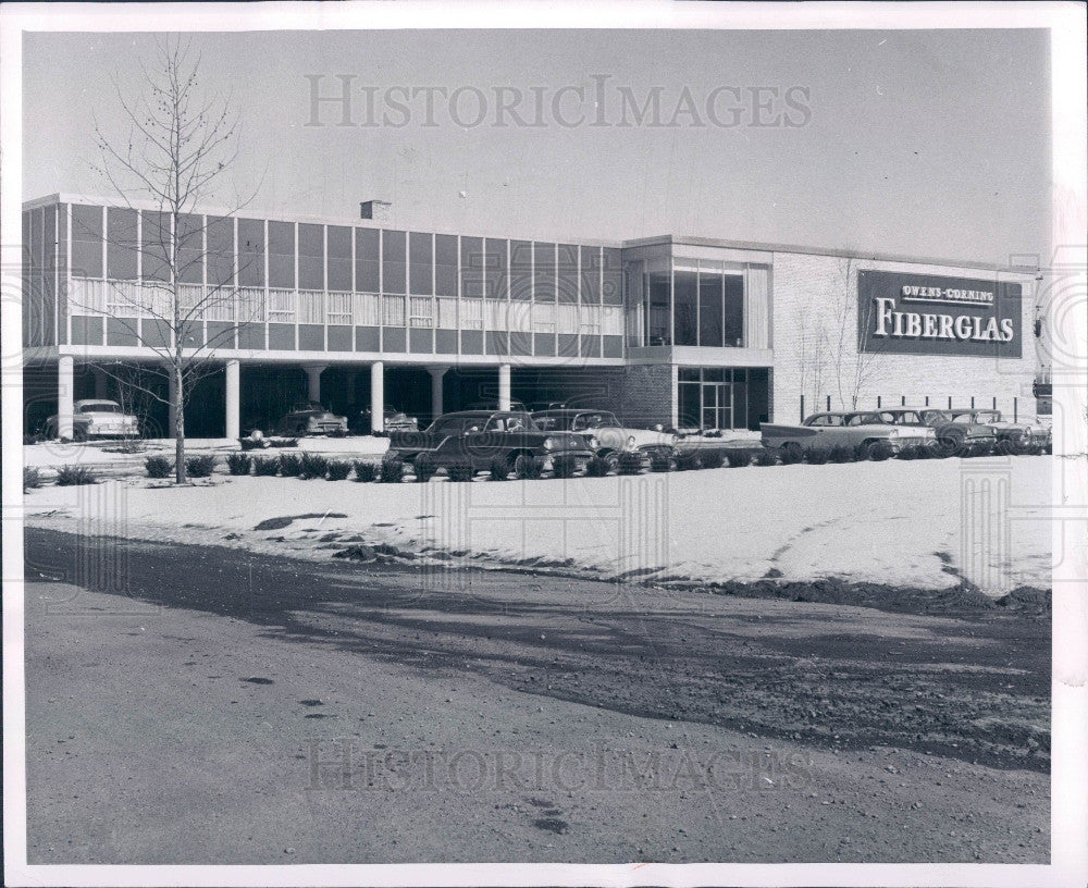 1957 Detroit MI Owens-Corning Fiberglas Press Photo - Historic Images