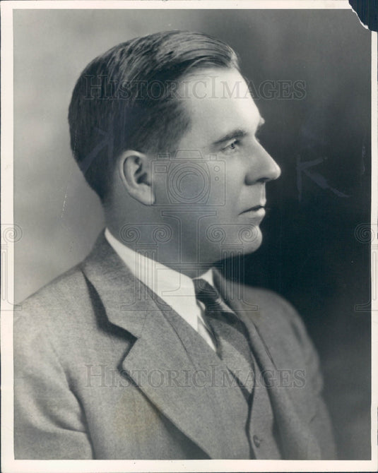 1945 Detroit MI Philanthropist F Matthaei Press Photo - Historic Images
