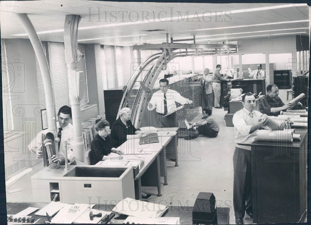 1957 Chicago Sun-Times Building Press Photo - Historic Images