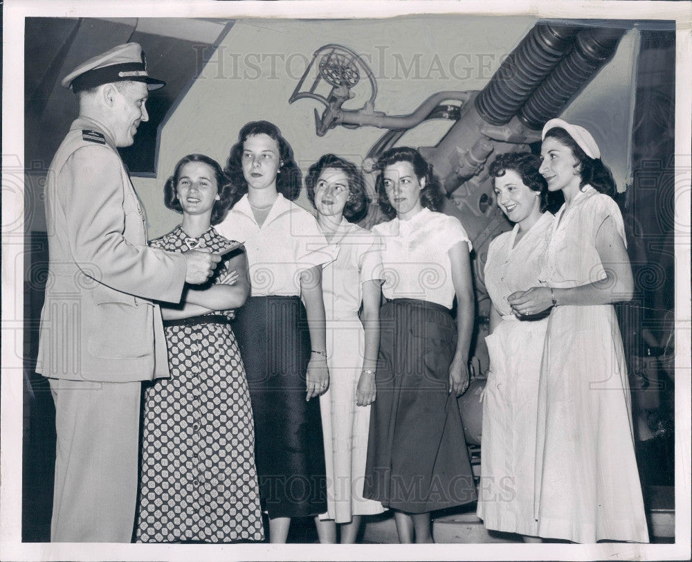 1950 Detroit Michigan US Naval Armory Press Photo - Historic Images