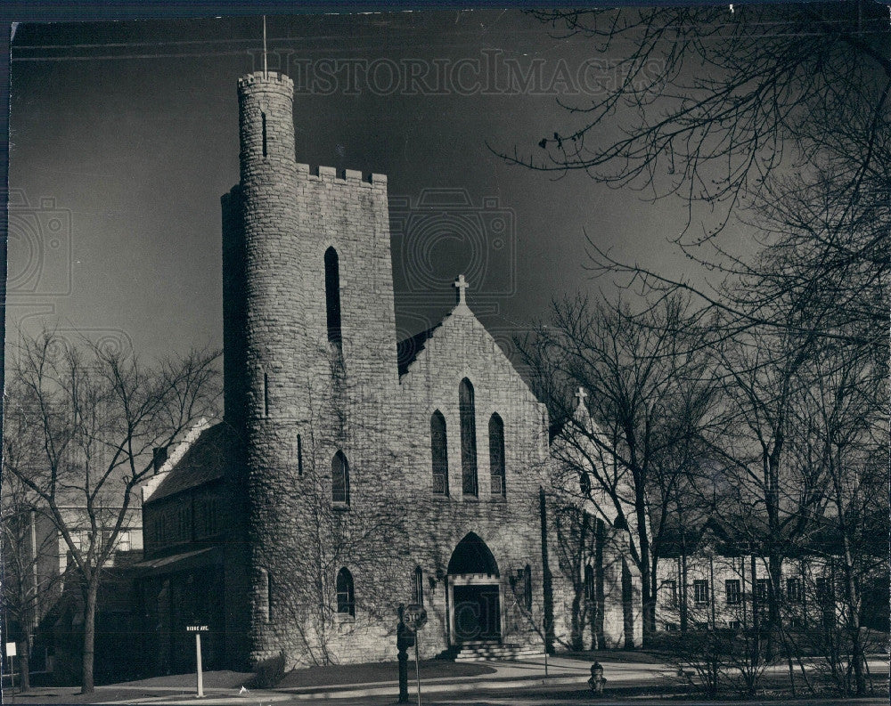 1939 Evanston Il St. Marks Church Press Photo - Historic Images