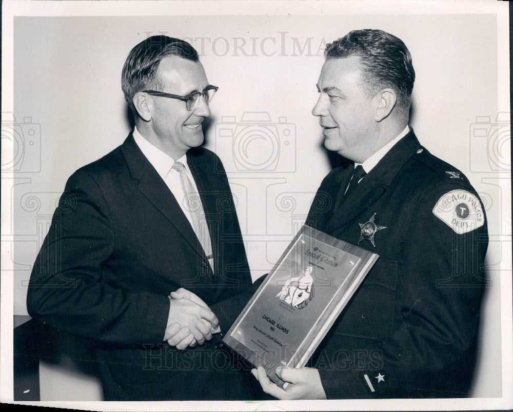 1966 Chicago IL Police Terrence Doherty Press Photo - Historic Images