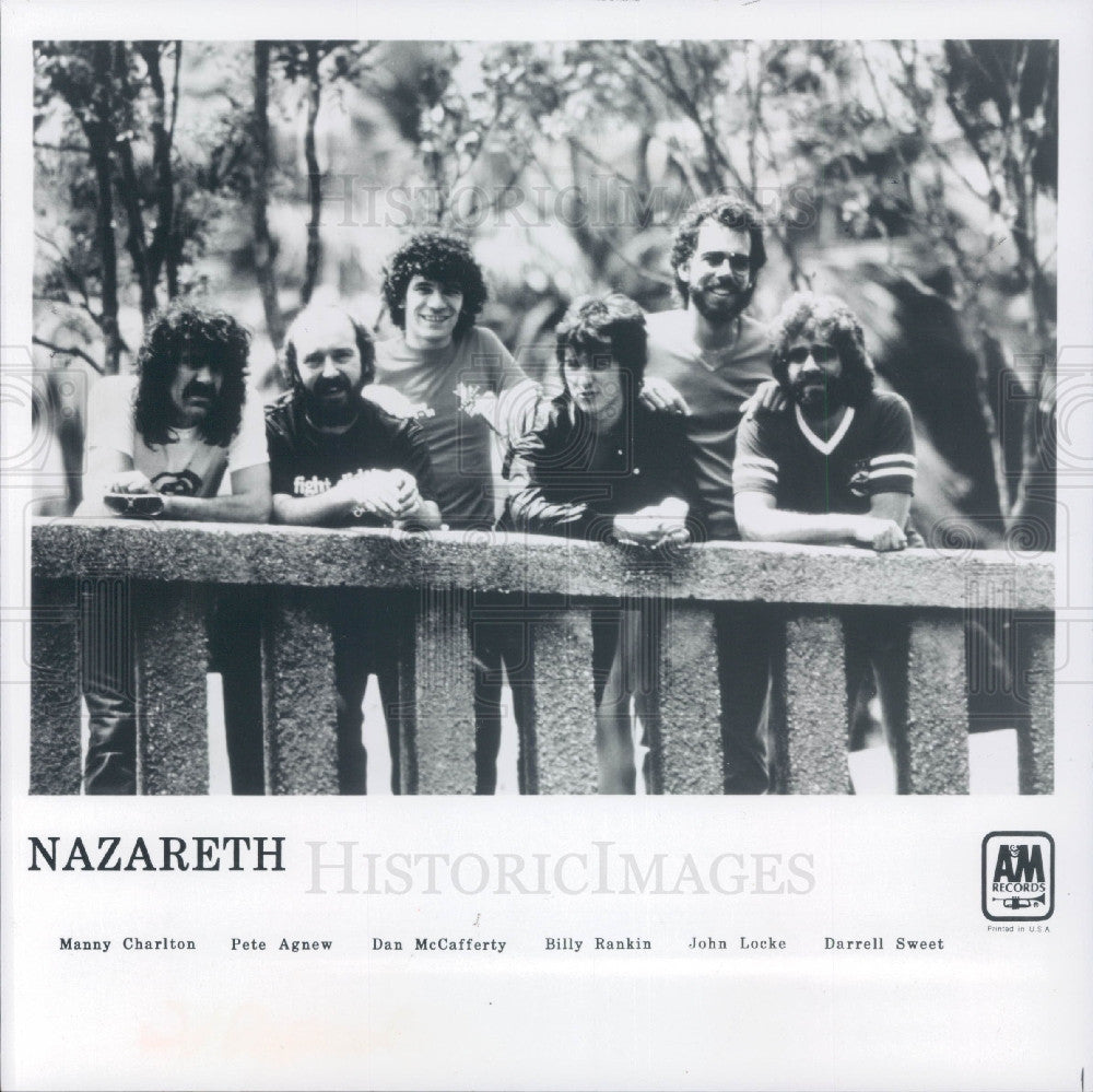 1981 Musicians Nazareth Press Photo - Historic Images