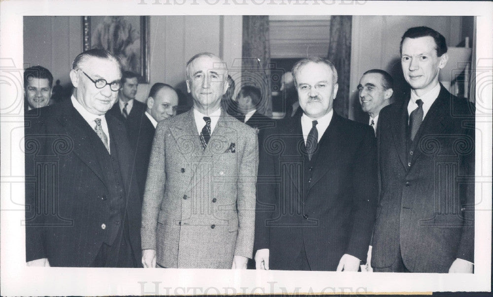 1946 US Secretary of State James Byrnes Press Photo - Historic Images