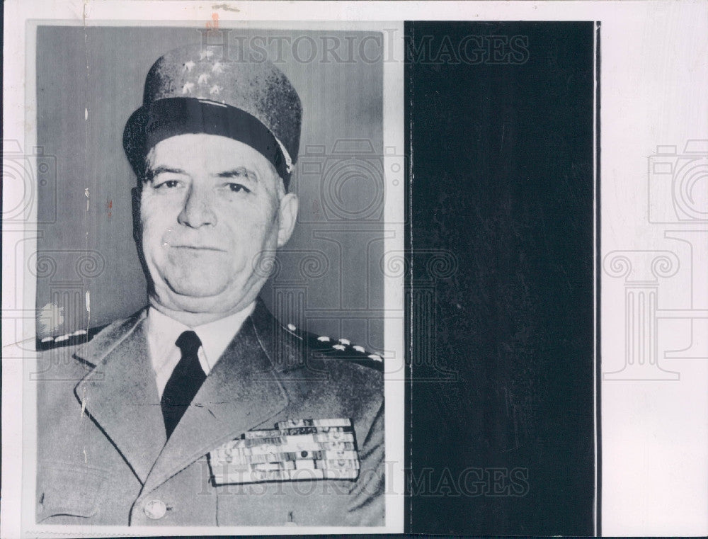 1963 France Commander Alphonse Pierre Juin Press Photo - Historic Images