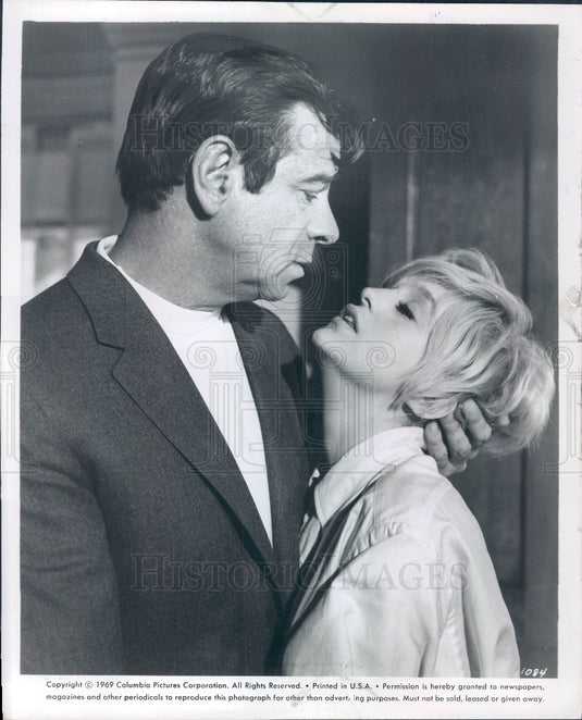 1969 Actors Walter Matthau & Goldie Hawn Press Photo - Historic Images
