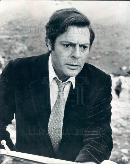 1969 Actor Marcello Mastroianni Press Photo - Historic Images