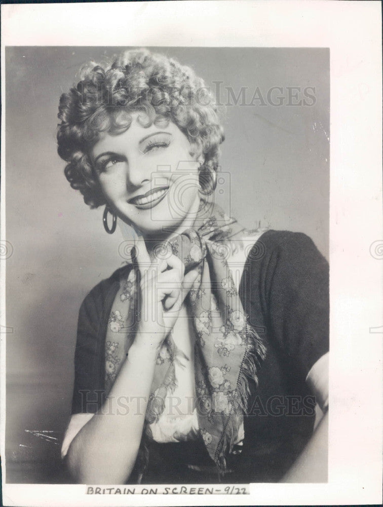 1935 Actress anna Neagle Press Photo - Historic Images