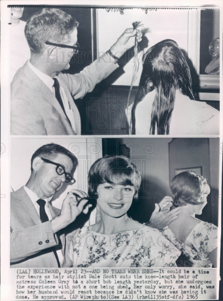 1965 Actress Coleen Gray Press Photo - Historic Images