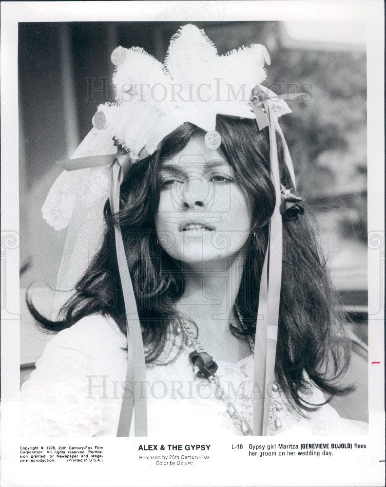 1976 Actress Genevieve Bujold Press Photo - Historic Images