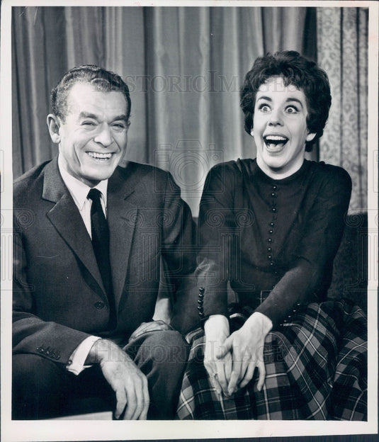 1961 Actor Carol Burnett/Host C Collingwood Press Photo - Historic Images