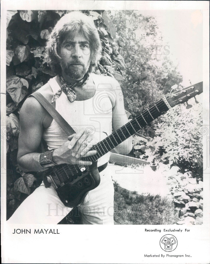 1980 Blues-Rock Guitarist John Mayall Press Photo - Historic Images