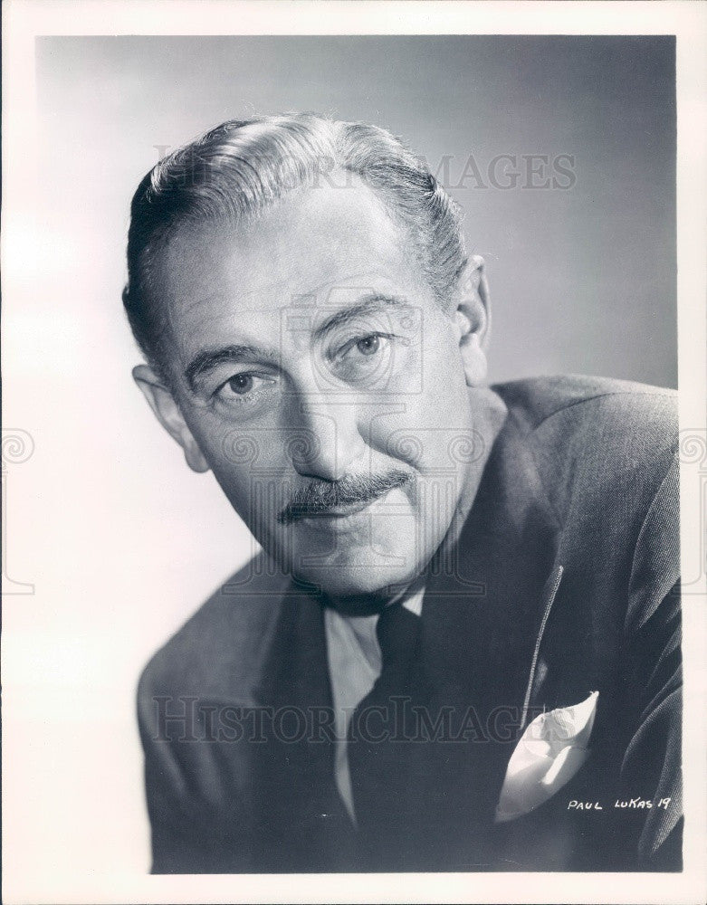 1944 Actor Paul Lukas Press Photo - Historic Images