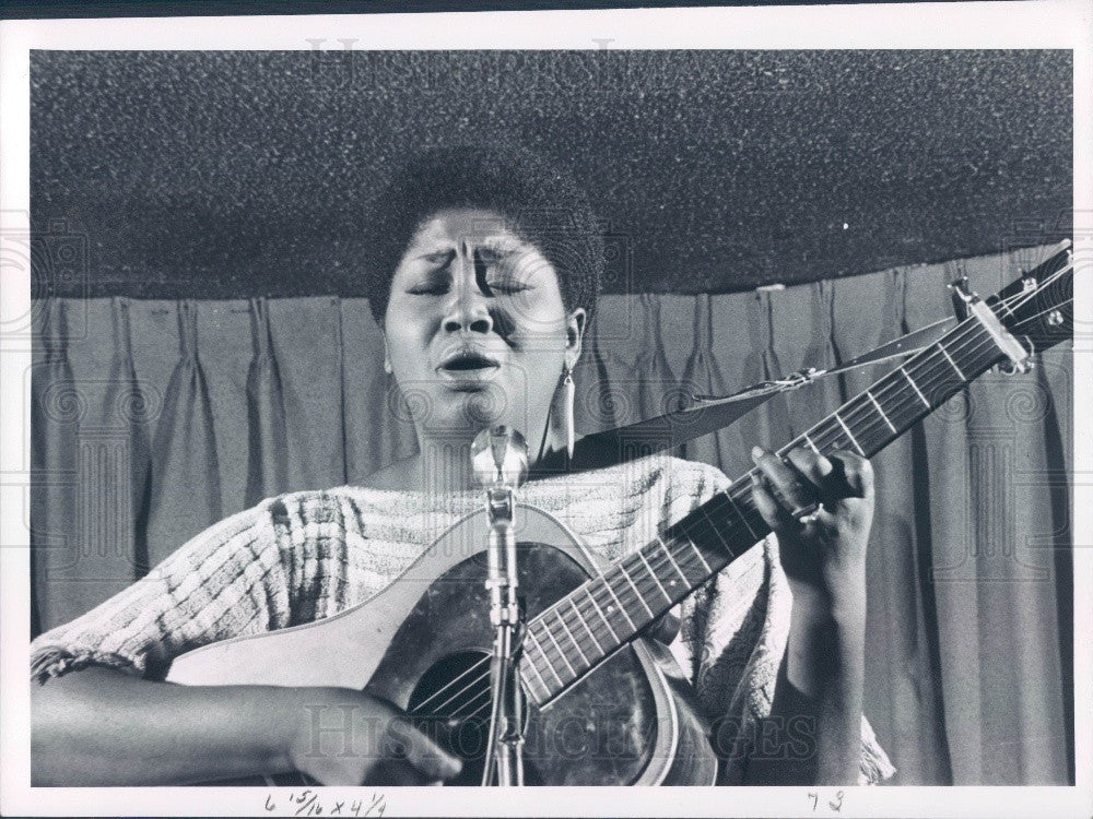 1966 Folk Singer Odetta Press Photo - Historic Images