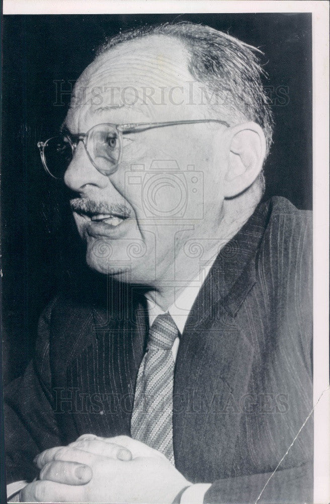 1950 Accused Russian Spy Owen Lattimore Press Photo - Historic Images