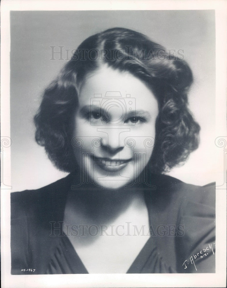 1948 Violinist Carroll Glenn Press Photo - Historic Images