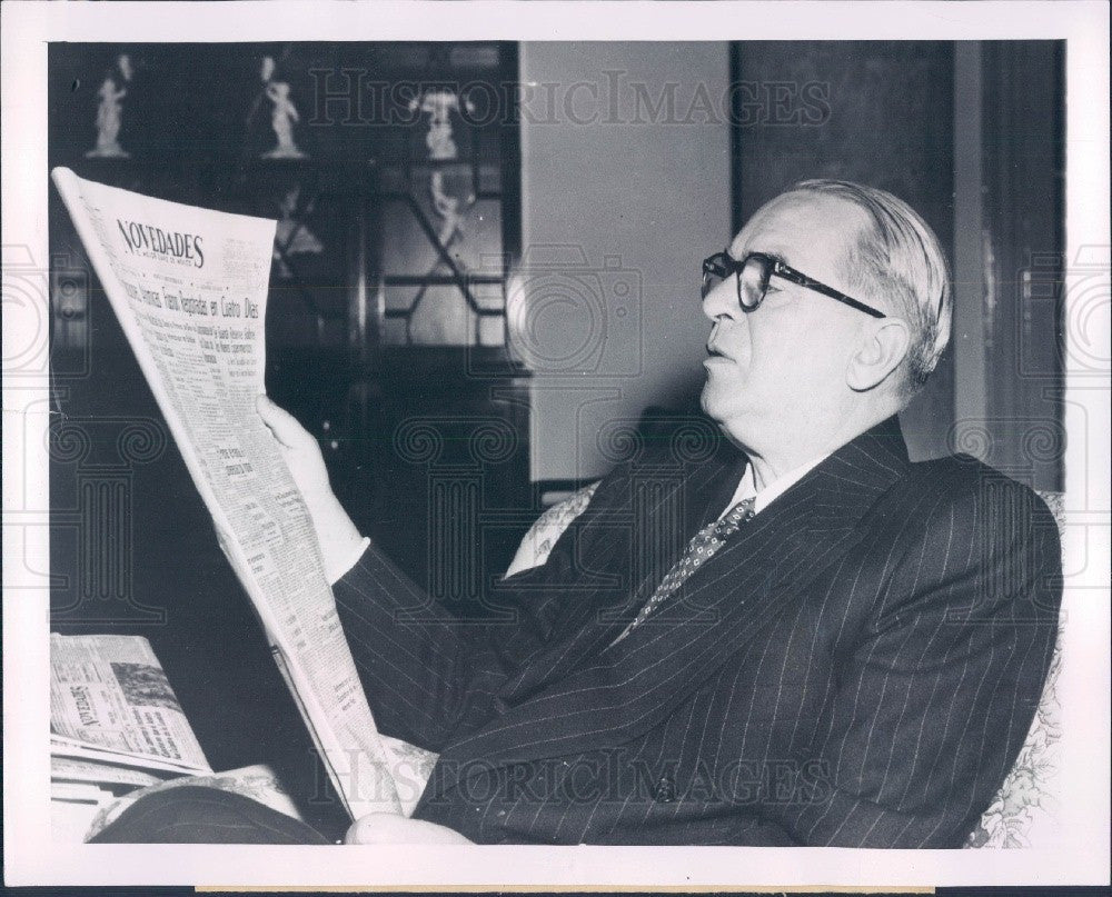 1951 New York City Mayor William O'Dwyer Press Photo - Historic Images
