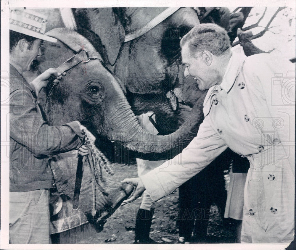 1960 US VP Candidate Henry Cabot Lodge Press Photo - Historic Images