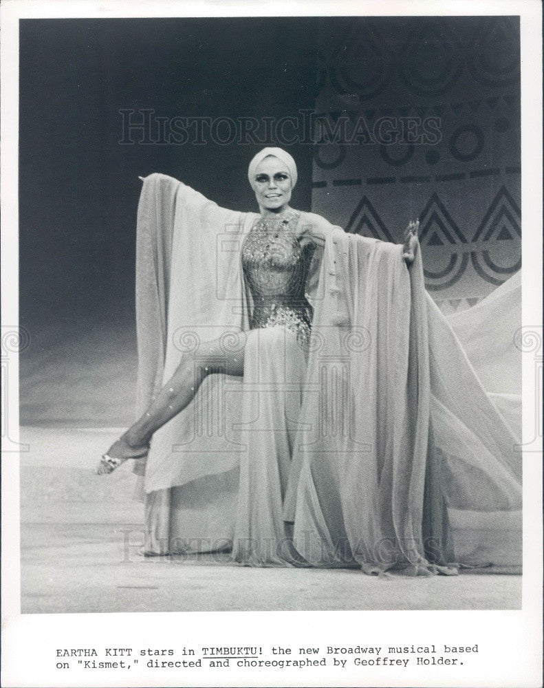 1979 Singer and Actress Eartha Kitt Press Photo - Historic Images