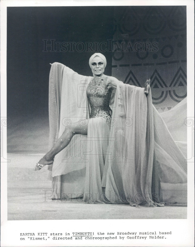 Ertha Kit Singer 1979 Singer and Actress Eartha Kitt Press Photo - Historic Images