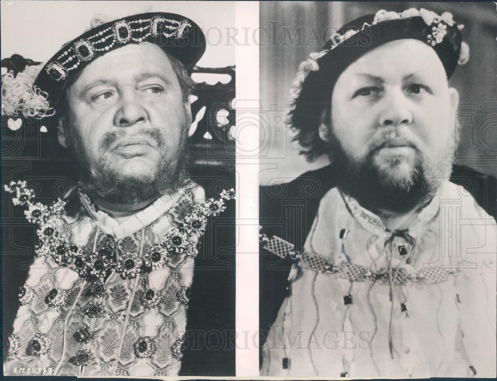 1953 Actor Charles Laughton Press Photo - Historic Images