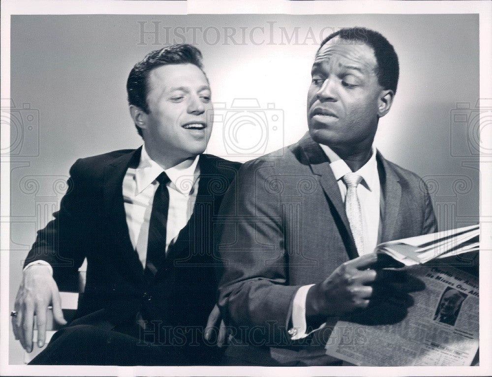 1965 Singers Steve Lawrence/Nipsey Russell Press Photo - Historic Images