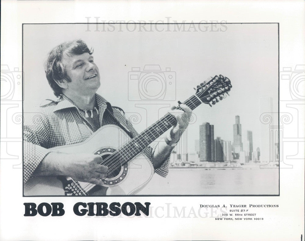 1979 Musician Bob Gibson Press Photo - Historic Images