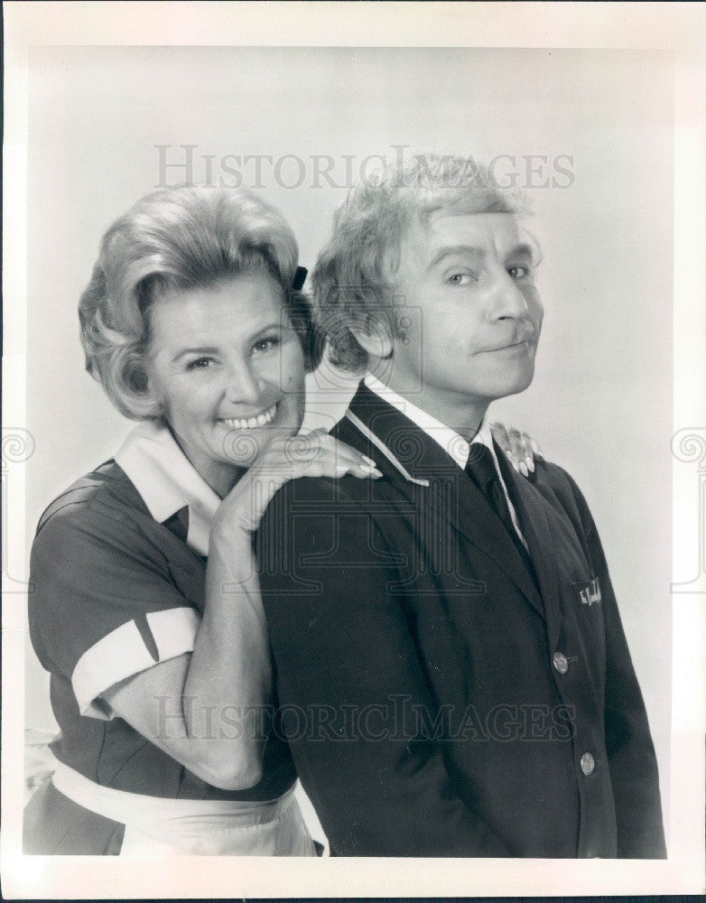 1972 Actors Henry Gibson &amp; Rose Marie Press Photo - Historic Images