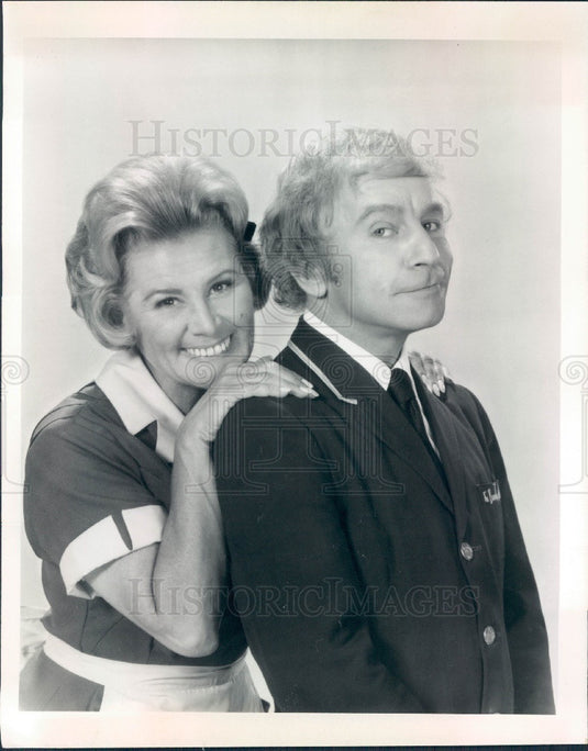 1972 Actors Henry Gibson & Rose Marie Press Photo - Historic Images