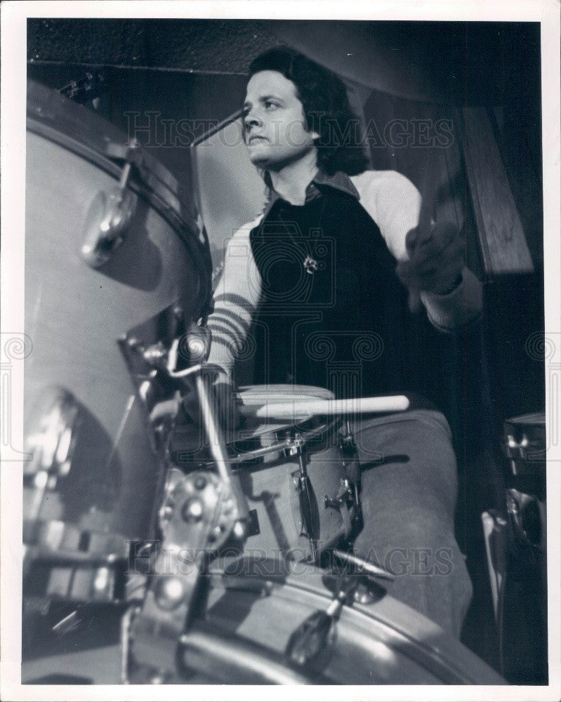 1973 Drummer Steve Getz Press Photo - Historic Images